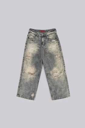 Colossus Jeans z niskim stanem w stylu „Dirty”