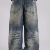 Colossus Jeans z niskim stanem w stylu „Dirty”