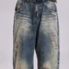 Colossus Jeans z niskim stanem w stylu „Dirty”