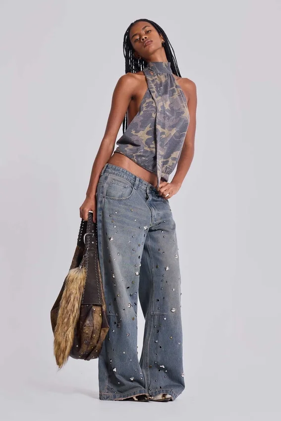 Colossus Jeans z nitami i ćwiekami
