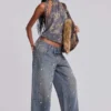 Colossus Jeans z nitami i ćwiekami