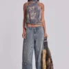 Colossus Jeans z nitami i ćwiekami