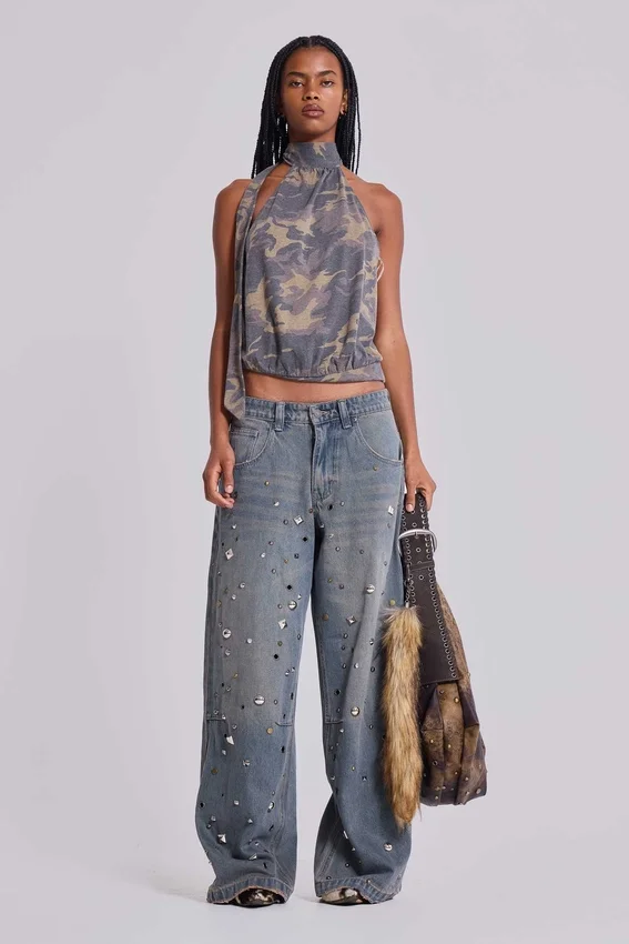 Colossus Jeans z nitami i ćwiekami