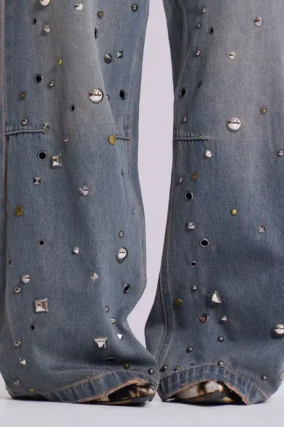 Colossus Jeans z nitami i ćwiekami