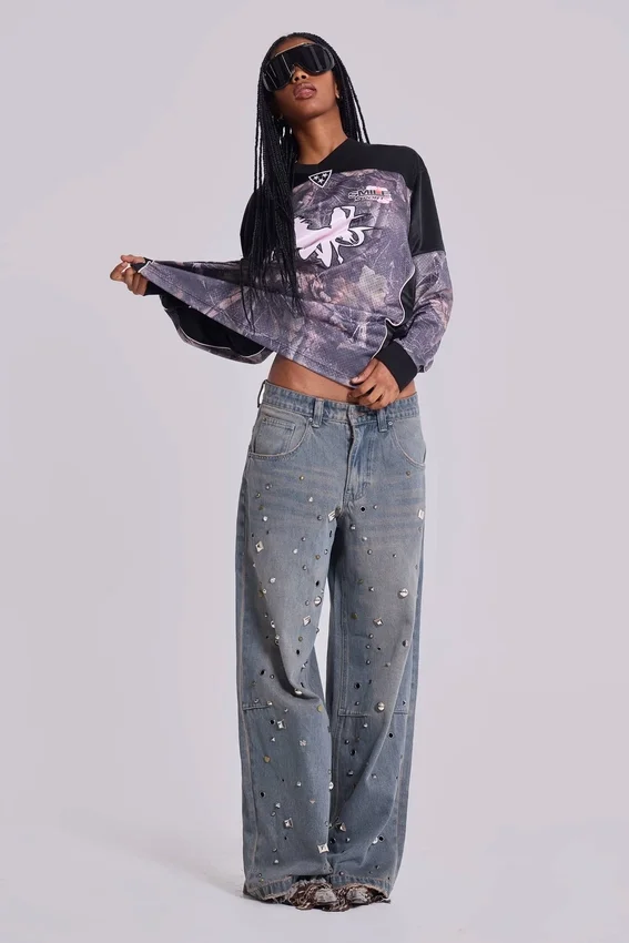 Colossus Jeans z nitami i ćwiekami