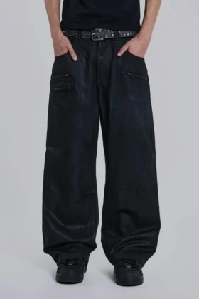 Colossus Jeans z powłoką i zamkiem