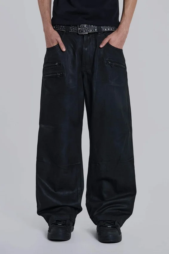 Colossus Jeans z powłoką i zamkiem