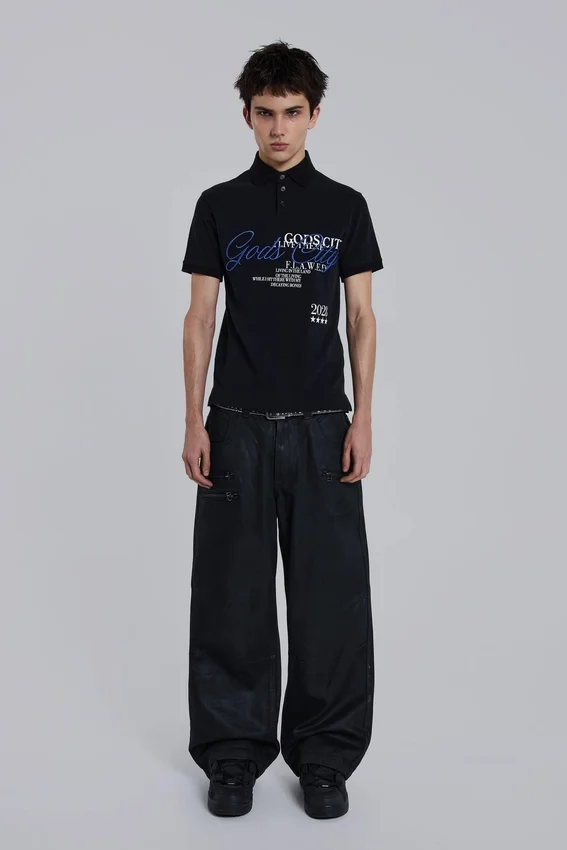 Colossus Jeans z powłoką i zamkiem