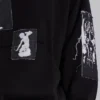 Czarna bluza z kapturem Devoted Patch