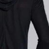 Czarna bluza z kapturem „Mist”