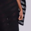 Czarna dzianinowa sukienka maxi Noir