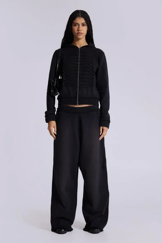 Czarna Monster Hoodie
