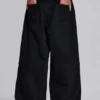 Czarne Colossus Jeans w rozmiarze XL