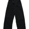 Czarne Colossus Jeans w rozmiarze XL