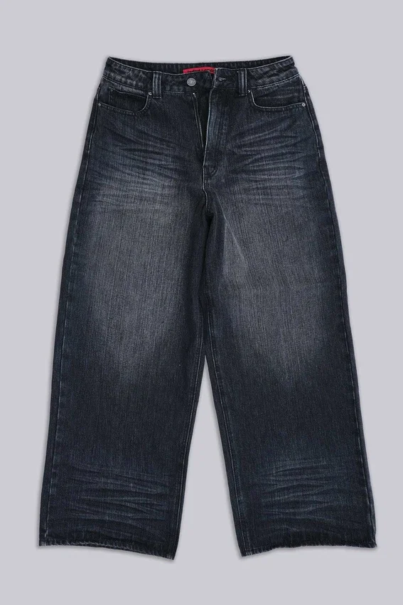 Czarne dżinsy Falcon XL Colossus Jeans