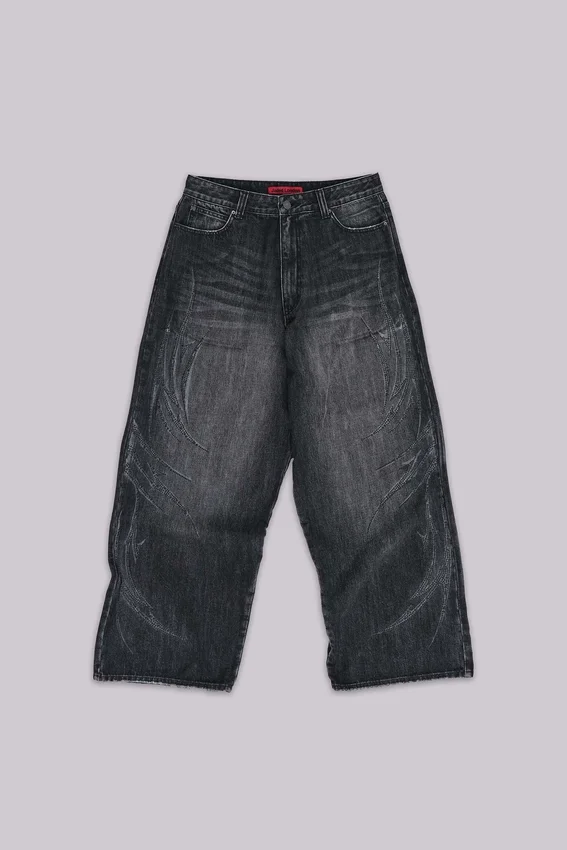 Czarne Jeansy Jewel Blade XL Colossus