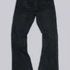 Czarne jeansy Jude Bootcut z rozszerzanymi nogawkami