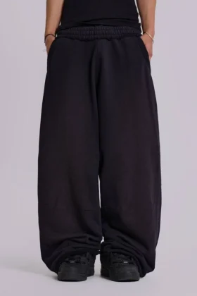Czarne, luźne Monster Joggers