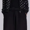Czarne, luźne Monster Joggers