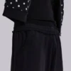 Czarne, luźne Monster Joggers