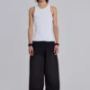Czarne, luźne spodenki Monster Joggers z mankietami
