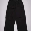 Czarne spodnie cargo Parachute