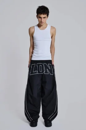 Czarne spodnie dresowe LDN Vapor