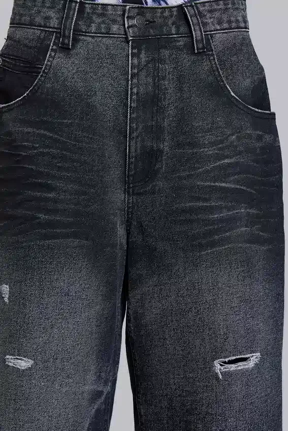 Czarne szorty jeansowe Cinch Colossus