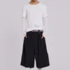 Czarne szorty typu baggy „Goliath” w prążki w rozmiarze XL