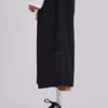 Czarne szorty typu baggy „Goliath” w prążki w rozmiarze XL