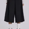Czarne szorty typu baggy „Goliath” w prążki w rozmiarze XL