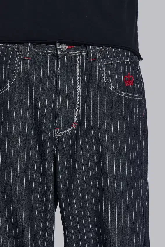 Dżinsy Black Ollie Pinstripe XL Colossus Jeans