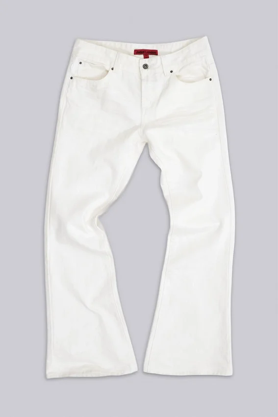 Dżinsy Bootcut Ecru Jude