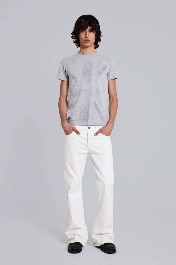 Dżinsy Bootcut Ecru Jude