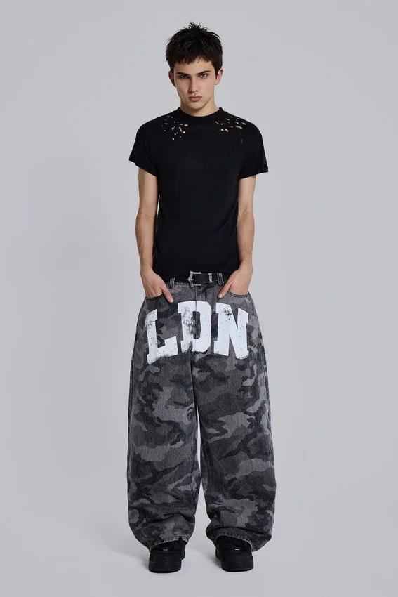 Dżinsy Camo LDN XL Colossus Jeans