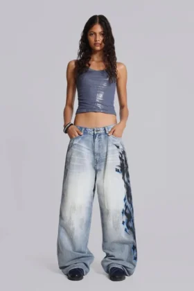 Dżinsy Spike Airbrush w rozmiarze XL Colossus Jeans