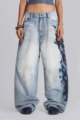 Dżinsy Spike Airbrush w rozmiarze XL Colossus Jeans
