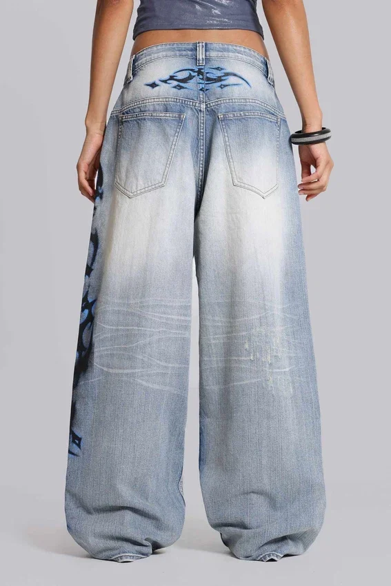 Dżinsy Spike Airbrush w rozmiarze XL Colossus Jeans