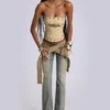 Dżinsy Strap Up w stylu stone wash