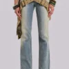 Dżinsy Strap Up w stylu stone wash