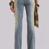 Dżinsy Strap Up w stylu stone wash