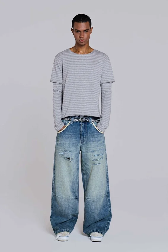 Dżinsy Torn Lowrise Colossus Jeans