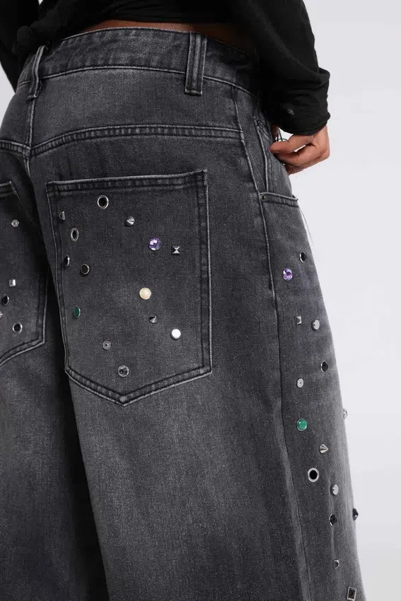 Dżinsy Trixa Colossus Jeans z ćwiekami