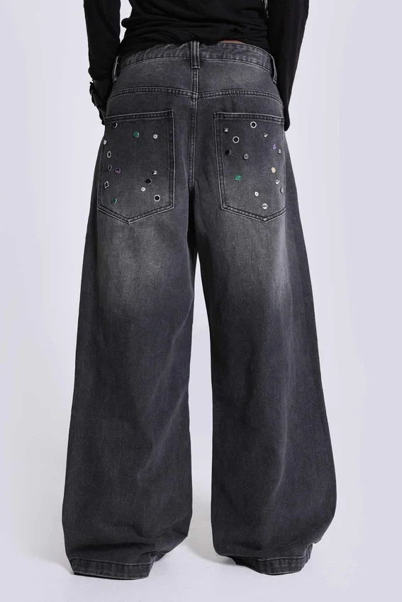 Dżinsy Trixa Colossus Jeans z ćwiekami