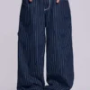 Granatowe Jeans Ollie Pinstripe XL Colossus