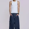 Granatowe Jeans Ollie Pinstripe XL Colossus