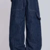 Granatowe Jeans Ollie Pinstripe XL Colossus
