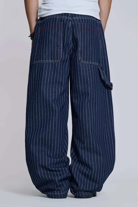 Granatowe Jeans Ollie Pinstripe XL Colossus