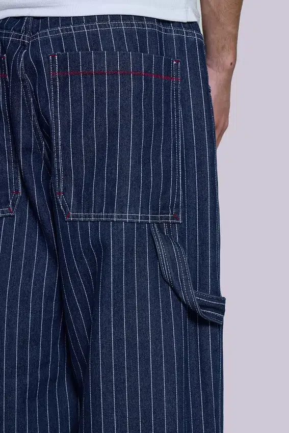 Granatowe Jeans Ollie Pinstripe XL Colossus