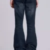 Indigo Creased Drift Bootcut Jeansy